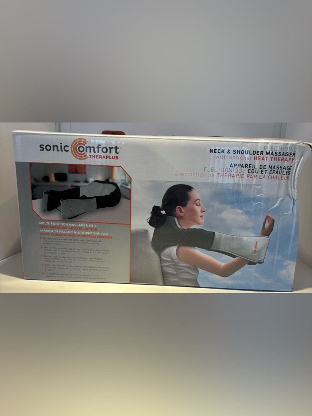Sonic Comfort Theraplus Neck and Shoulder Pillow Massager